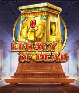 Play  Legacy of Dead game by Play'n GO featuring complimentary spins and expanding symbols, starting at $0.10 bets.