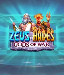 Experience the mythological conflict of Zeus vs Hades: Gods of War slot by Pragmatic Play, showcasing Zeus with his thunderbolt opposite the fiery Hades with his scepter. This graphic captures the intense rivalry between these mythic figures, with a dynamic backdrop. Perfect for lovers of epic tales, promising a gripping adventure. 