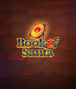 Immerse yourself in the joyous spirit with Book of Santa slot by Endorphina, featuring an ornate golden book adorned with Santa's iconic symbol. This graphic evokes the charm and joy of Christmas, set against a warm red background. Perfect for players looking to get into the holiday spirit, offering a charming adventure. 