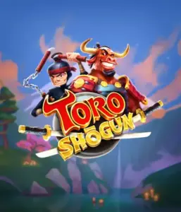 Enter the vibrant world of the Toro Shogun game by ELK Studios, showcasing a daring samurai and a playful red bull joining forces on an adventure. This graphic portrays the combination of Japanese culture and whimsical fantasy, set against a serene forest backdrop. Great for those interested in cultural fusions in gaming, offering a captivating adventure.