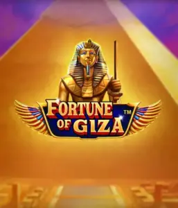 Step into the timeless world of the Fortune of Giza game by Pragmatic Play, highlighting a noble depiction of a Pharaoh before the iconic pyramid backdrop. This image captures the richness of Egyptian history, perfect for fans of Egyptian-themed slots, offering a fascinating escape.